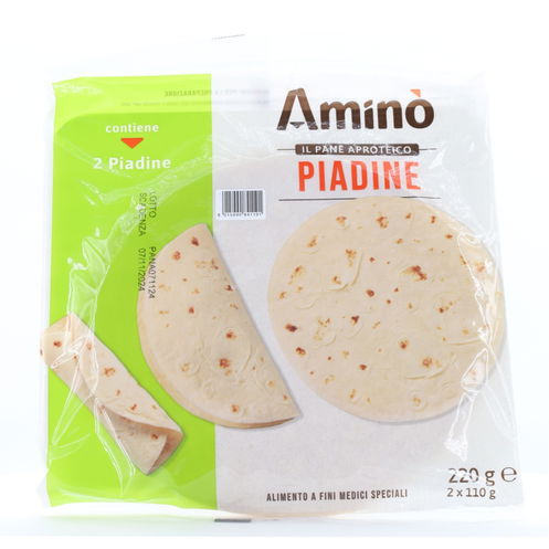 Aminò Piadine Alimento a basso contenuto proteico 2 pezzi x 110 g